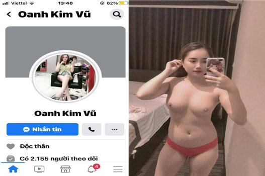 Vũ Kim Oanh đang dâm đãng với vùng kín ẩm ướt